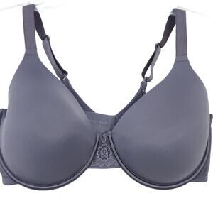 Vanity Fair Beauty Back Full Figure Underwire Smoothing Bra 38D Gray Bra
